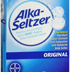 Bayer Alka-Seltzer Original Fast Relief – Bottle of 1