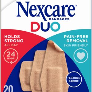 3M Nexcare DUO Bandages - Assorted Sizes – Box (20) / Assorted