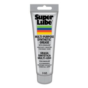 Super Lube Multi-Purpose Synthetic Grease w/ Syncolon - High Temperature, Water & Corrosion Resistant Grease - Workshop