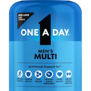 One A Day Multivitamin for Men - Daily Mens Multivitamins with Vitamin D, Zinc, Folic Acid, and B Vitamins, Physical Ene