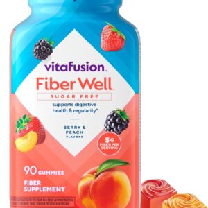 Vitafusion FiberWell Fiber Gummies Sugar Free | GLP-1 Friendly