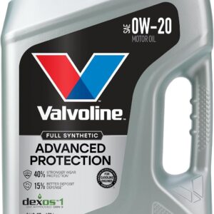 Valvoline Advanced Full Synthetic SAE 0W-20 Motor Oil 5 QT