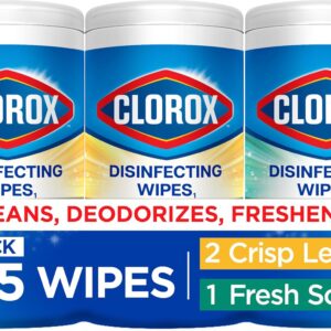 Clorox Disinfecting Wipes Cleaning Variety Pack, 75 Count, 3 Pack