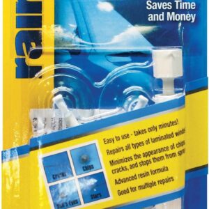 Rain-X 600001 Windshield Repair Kit for Chips, Cracks & Bullseyes