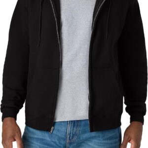Hanes Men's Zip-up Hoodie, Ecosmart Fleece Full-zip Hoodie for Men, Hooded Sweatshirt