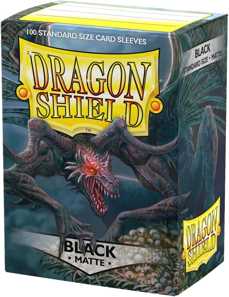 Dragon Shield | Standard Size Card Matte Sleeves | 100 CT - Smooth & Tough Premium TCG Sleeves | Compatible with Pokemon