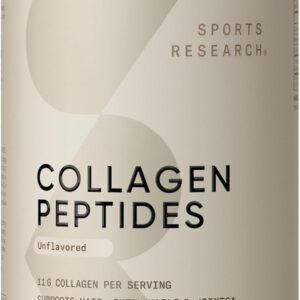 Sports Research® Collagen Peptides Protein Powder 16oz (Unflavored)