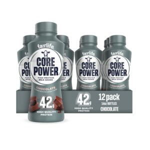 Core Power Fairlife Elite 42g High Protein Milk Shakes For kosher diet, Ready to Drink for Workout Recovery, Chocolate,