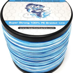 Reaction Tackle Braided Fishing Line, Pro Grade Braid, Fresh and Saltwater