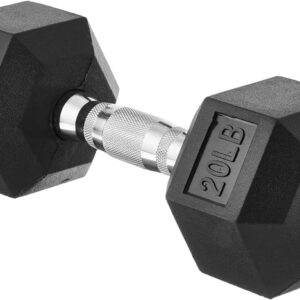 Amazon Basics Rubber Hex Dumbbell Hand Weight