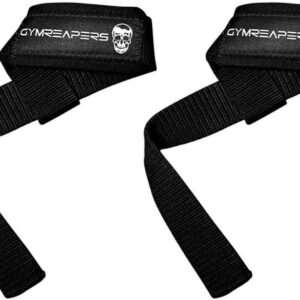 Gymreapers Lifting Wrist Straps for Weightlifting, Bodybuilding, Powerlifting, Strength Training, & Deadlifts - Padded N