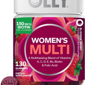 OLLY Women's Multivitamin, Supports Overall Wellness,* Biotin - 130 Count