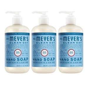 MRS. MEYER'S CLEAN DAY Liquid Hand Soap, Rain Water, 12.5 fl oz, 3 Pack