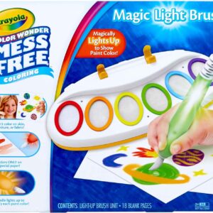 Crayola Color Wonder Magic Light Brush, Mess Free Painting for Kids, Age 3+