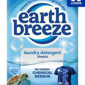 Earth Breeze Laundry Detergent Sheets Fresh Scent 60 Loads