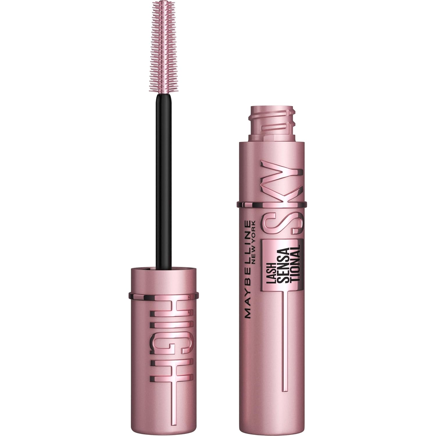 Maybelline Lash Sensational Sky High Washable Mascara Makeup, Volumizing, Lengthening, Defining, Curling, Multiplying, B
