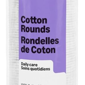 Amazon Essentials 100% Cotton Rounds, 100 Count (Previously Amazon Basics)