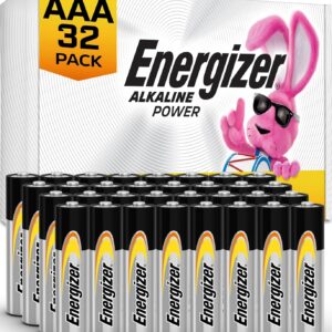 Energizer Alkaline Power AAA Batteries (32 Pack), Long-Lasting