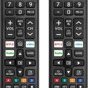 【Pack of 2】 New Universal Remote for All Samsung TV Remote, Replacement Compatible for All Samsung Smart TV, LED, LCD, H
