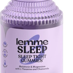 Lemme Sleep Gummies with 5mg Melatonin & Chamomile Extract, 30-Day Supply