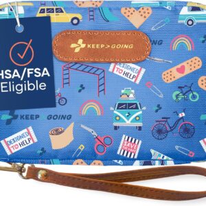 KeepGoing Travel First Aid Kit for Kids, 130 Pc. TSA-Approved Travel Size