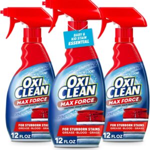 OxiClean Max Force Laundry Stain Treater Spray, 12 Fl Oz (Pack of 3)