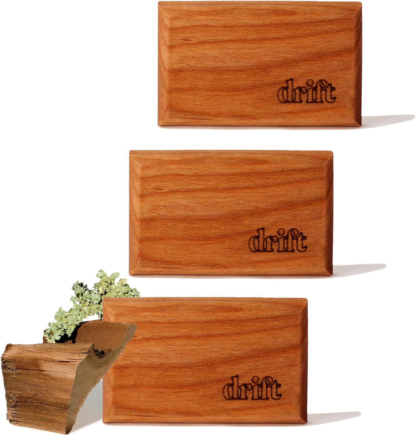 Drift Car Air Freshener - The Original Wood Air Freshener - Car Odor Eliminator - Long Lasting Scent - Essential Oils -