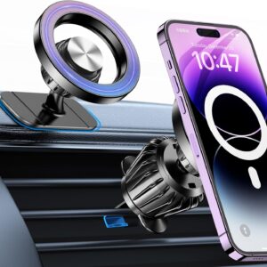 Kaistyle for Magsafe Car Mount【Strong Magnet】 Magnetic Phone Holder for Car Phone Holder Mount Dash Mounted Holders Phon