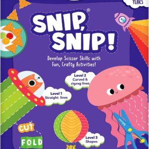 Skillmatics Snip Snip, Scissor Skills, Felt Craft Activity, Gift for Kids