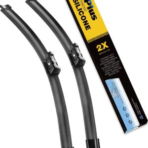 5 PLUS Silicone Wiper Blades Fits TESLA Model 3 2017-2025 Model Y 2020-2025