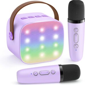 YLL Karaoke Machine for Kids, Birthday Gifts for Girls 3 4 5 6 7+Years Old