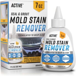 ACTIVE Mold Stain Remover Gel Cleaner Heavy Duty Stain Cleaner for Front Loader Washing Machine Seal, Bathroom Grout, Sh