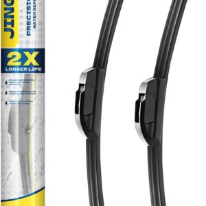 26" + 16" Front Windshield Wiper Blades Compatible with 2009-2018 Toyota Corolla/2013-2021 Toyota RAV4 OEM QUALITY Premi