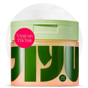 JIYU Toner Pads - Korean Skincare for Dark Spots, Wrinkles & Dull Skin - Hydrating Facial Treatment with Snail Mucin, Ni