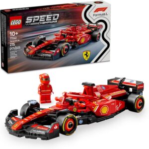 LEGO Speed Champions Ferrari SF-24 F1 Race Car Toys - Building Sets for Kids, Boys & Girls, Ages 10+ - Ferrari F1 Model