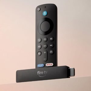 Amazon Fire TV Stick HD (newest model), free & live TV, Alexa Voice Remote, powered by the TV, effortless setup, find sh