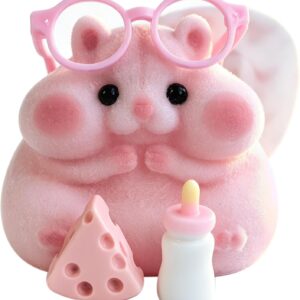 Handmade Taba Squishy Hamster Toy, Cute Squishy Stress Relief Fidget Toy