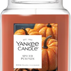 Yankee Candle Spiced Pumpkin Scented Candle, 22oz Large Jar