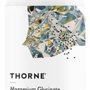 THORNE Magnesium Glycinate, Chelated Magnesium Supplement, 90 Capsules