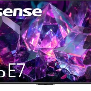 Hisense 55" E7 Cinema Series Hi-QLED Mini-LED 4K UHD Smart Fire TV (55E7SF, 2026 NEW) - Native 144Hz, AI Picture, Dolby