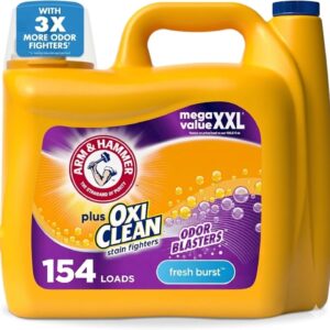 ARM & HAMMER Plus OxiClean with Odor Blasters Liquid Laundry Detergent