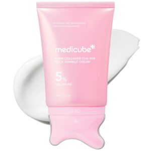 medicube PDRN Collagen Gua Sha Neck Wrinkle Cream - Firming, Contour Care