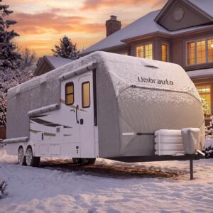 Umbrauto RV Cover 24-27ft: Travel Trailer Cover, Waterproof Camper Cover