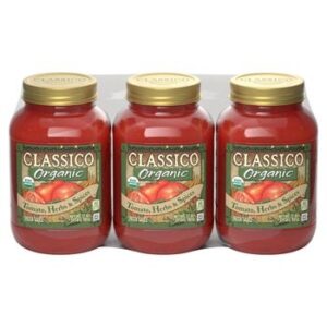 Classico Organic Pasta Sauce, 32 oz, 3-count