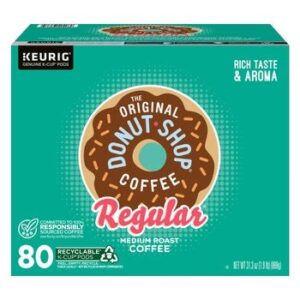The Original Donut Shop Coffee K-Cup Pod, 80-count