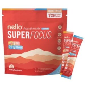 Nello Superfocus Drink Mix, 26-ct, Variety Pack