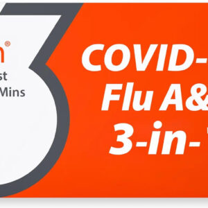 iHealth COVID-19/Flu A&B 3-in-1 Antigen Rapid Test – Box of 2
