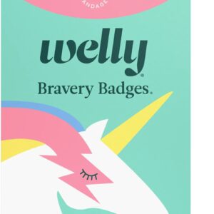 Welly Health Kids Unicorn Assorted Bandages, Box of 24 – Box of 24