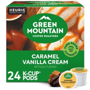 Green Mountain Coffee Roasters, Caramel Vanilla Cream Light Roast K-Cup Coffee Pods, 24 Count