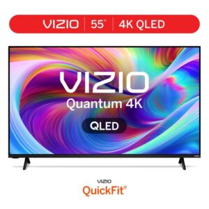 VIZIO 55 in Class Quantum 4K QLED HDR Smart TV, VQD55R-10
